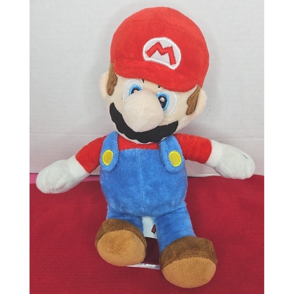 Nintendo Wii Other - Nintendo Super Mario Bros Mario Plush Doll‎ 10 Inch 2018